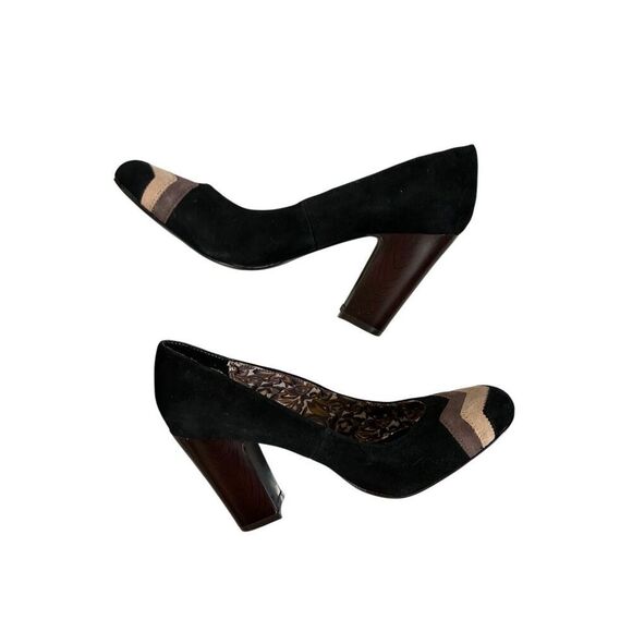 NEW MISSONI x Target Collab Women’s 8 1/2 Suede Chevron Pumps Shoes Heels - Picture 7 of 11